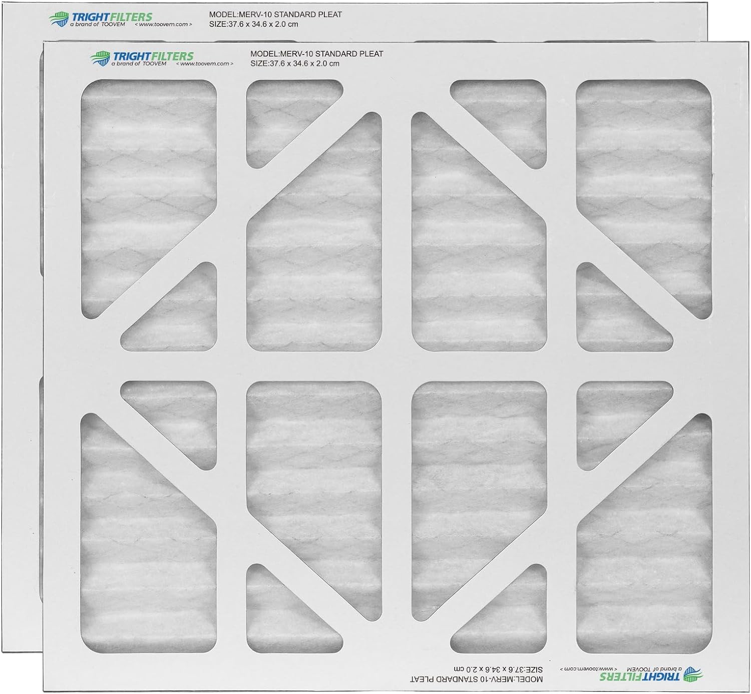 AlorAir 2 Pack MERV-10 Filter for CleanShield HEPA 550 Air Scrubber